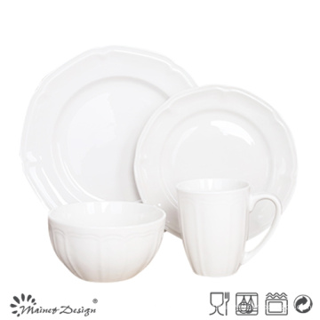 16PCS branco porcelana Jantar Set Atacado